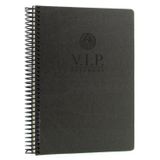 Gıpta Vip Füme Sert Kapak 140 Yaprak 17x24 cm Çizgili Spiralli Defter