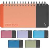 Gıpta Week Plan Spiralli Plastik Kapak Haftalık Planlayıcı 13X27 cm 54 Yp.