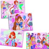 Gıpta Winx Spiralli Resim Defteri 35X50Cm 15 Yaprak (4 Lü Paket) 3087