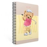 Gıpta Xoxo Spiralli Sert Kapak 17x24 120 Yaprak Kareli Defter