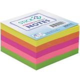 Gıpta Yapışkanlı Not Kağıdı 76X76 mm Neon 400 Yaprak 4-2101200-5001