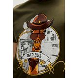 Giraffe Erkek T-Shirt - 23.01.07.036 - Koyu Yeşil - XL