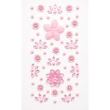 Giraffe PK Sticker Taş Sticker Açık Pembe Yapışkanlı Saç , Yüz Ve Tırnak Taşı Yılbaşı Süs Dekor Işıltılı Parlak