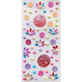 Giraffe PK Sticker Taş Sticker Karışık Renkli Yapışkanlı Saç , Yüz Ve Tırnak Taşı Yılbaşı Süs Dekor Işıltılı Parlak
