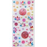 Giraffe Sticker Karışık Renkli Yapışkanlı Saç , Yüz ve Tırnak Taşı Parlak - İncili Motif