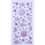 Giraffe Sticker Mor Yapışkanlı Saç , Yüz ve Tırnak Taşı Parlak - İncili Motif