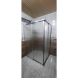 Giray Duş 110 Cm X 110 Cm Parlak Profil Mika Köşede Ngirşli Duşakabin