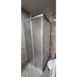 Giray Duş 80 Cm X 110 Cm Parlak Profil Mike Köşeden Girişli Duşakabin