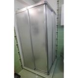 Giray Duş 80 Cm X 120 Cm Parlak Profil Mika Köşeden Girişli Duşakabin