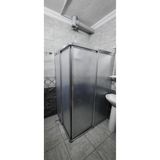 Giray Duş 90 Cm X 110 Cm Parlak Profil Mika Köşeden Girişli Duşakabin