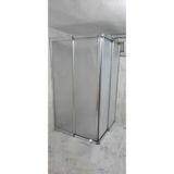 Girayduş 70X90 Köşe Girişli Parlak Profil Mika Duşakabin