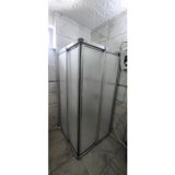 Girayduş 90X100 Parlak Profil Köşe Girişli Duşakabin
