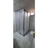 Girayduş 90X120 Köşe Girişli Parlak Profil Mika Duşakabin
