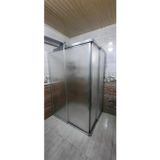 Girayduş 90X90 Köşe Girişli Parlak Profil Mika Duşakabin