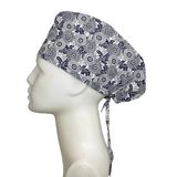 Girdap Desenli Doktor Hemşire Aşçı Cerrahi Bone Hastane Bone Bandana M446