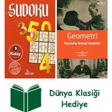 Girdap Kitap Sudoku 1. Kitap + Geometri + Dünya Klasiği Hediye - Hayır