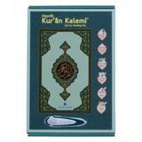 Girişimci Kadın Kuran Okuyan Kalem Seti (Yeşil, Orta Boy, Karton Kutulu)