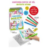 Girişimci Kadın Unicorn - Boya ve Sil Aktivite Kitabı / 3 Yaş +