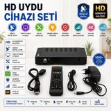 Girişli Plazma LED LCD Tv Ile Uyumlu Mini Göz Böcek Uydu Alıcısı - Siyah
