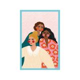 Girl Friends – Arkadaşa Özel Sevgi ve Dostluk Hediye Not Kartı & Dekoratif Kartpostal | 10x15 cm - 8