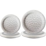 gisgfim 48 adet Golf doğum günü plakaları malzemeleri kağıt Golf parti süslemeleri spor tema tatlı yemek tabakları tek kullanımlık Golf parti iyilik dekorasyon çocuk doğum günü partisi bebek duş