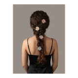 Gistoria Kristal Zirkon Taşlı Lüks Klips Toka Seti