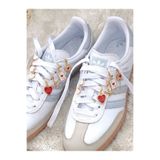 Gistoria Love Letter Gold Ayakkabı Süsü Charm Seti