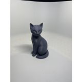 Git 3D Modern Kedi Heykeli Dekoru 10 Cm