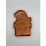 Git 3D Noel Baba Kurabiye Kalıbı 8 Cm ( Beyaz Veya Mavi)
