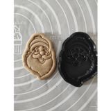 Git 3D Noel Baba Kurabiye Kalıbı (Beyaz Renk)