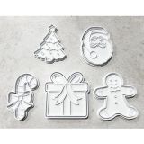 Git 3D Noel Kurabiye Kalıbı 5 Li Set