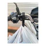 Git3d Honda Pcx Gidon Poşet Askı Aparatı Siyah / Diğer Açık Gidonlu Motosikletlerle Uyumlu