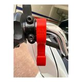 Git3d Honda Pcx Gidon Uyumlu Poşet Askı Aparatı Kırmızı / Diğer Açık Gidonlu Motosikletlerle Uyumlu