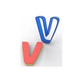 Git3d V Harfi Kurabiye Kalıbı