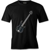 Gitar - Bass Siyah Erkek Tshirt - M