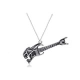 Gitar Gitarsit Gotik Tarz Kolye Kadın - Erkek