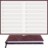 Gitar Nota Defteri - (TAB Anahtarlı) 11 Çıtalı% 100 El Yapımı, El Dikişi, Kuşe Ciltli A/5 - Kahve-Gri