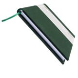 Gitar Nota Defteri (Tab Anahtarlı Akortlu)% 100 El Yapımı, El Dikişi, Kumaş Ciltleme A/5 - Yeşil