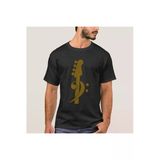 Gitar Siyah Kadın Erkek T-Shirt