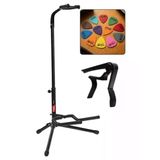 Gitar Standı Ve Aksesuar Paketi İle Pratik Kullanım