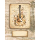 Gitarre - Leere Tabulaturen & Grifftabellen: 100 Seiten mit Blanko Tabs & Akkorddiagrammen + Rätsel zum Thema "Musik" - Ideal als Geschenk für Gitarrenspieler, Gitarrenlehrer, Profis & Anfänger