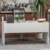 Givayo Beyaz Raven 150x74x75 cm Ofis Çalışma Masası