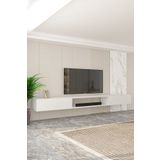 Givayo Mobilya Givayo Troya Tv Ünitesi 250 Cm Duvara Monte 3 Modül Beyaz
