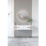 Givayo Mobilya İon Dresuar Gold 100 Cm Beyaz