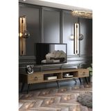 Givayo Mobilya Lima Ceviz Kahve 180 cm Tv Ünitesi