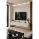 Givayo Mobilya MALİBU TV ÜNİTESİ DUVARA MONTE 200cm