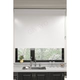GİVAYO STOR Ekru Stor Zebra Güneşlik Perde Etek Dilimsiz Modern Kumaş