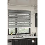 Givayo Stor Ithal Bambu Açık Gri Bambu Stor Zebra Perde Etek Dilimsiz 10x50 Cm