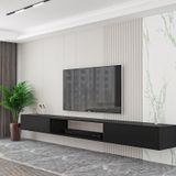 Givayo Troya Tv Unitesi 250 Cm Duvara Monte Siyah