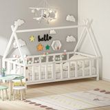 Givayo Wood's Joy 100*200 Beyaz Kapılı Montessori Yatak